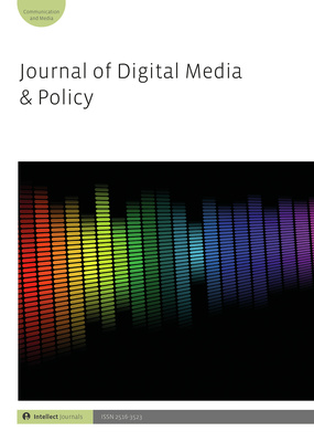 Journal of Digital Media & Policy 15.2 is out now! Special Issue